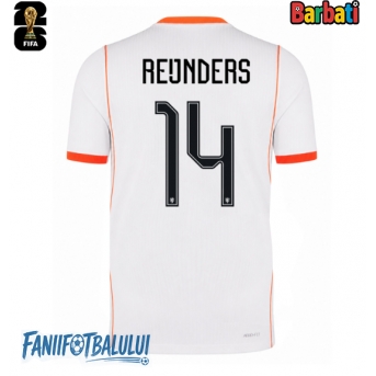 Țările de Jos Tijjani Reijnders #14 Tricou Fotbal Replică Mondial 2026 Barbati Deplasare